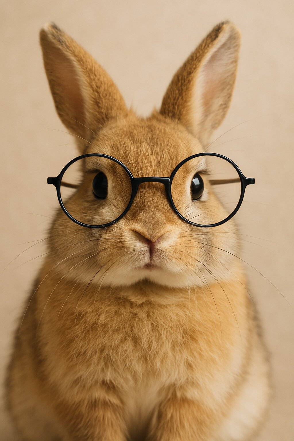 Rabbit Wearing Glasses